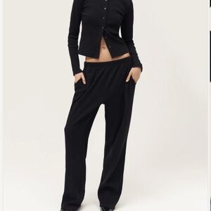 Maebe Awayday Pleated Black Pants